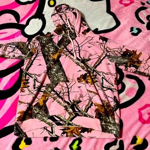 Mosey oak pink camo hoodie